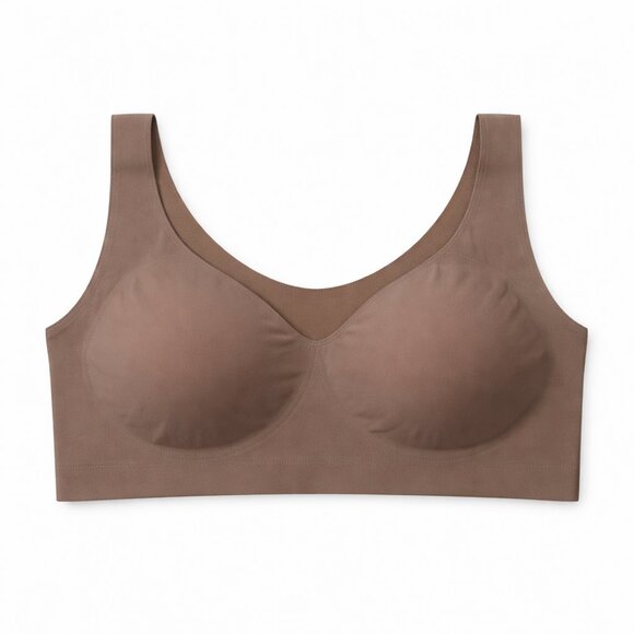 True & Co. Other - New L True & Co Wireless Comfort Bra Smooth Stretch Taupe